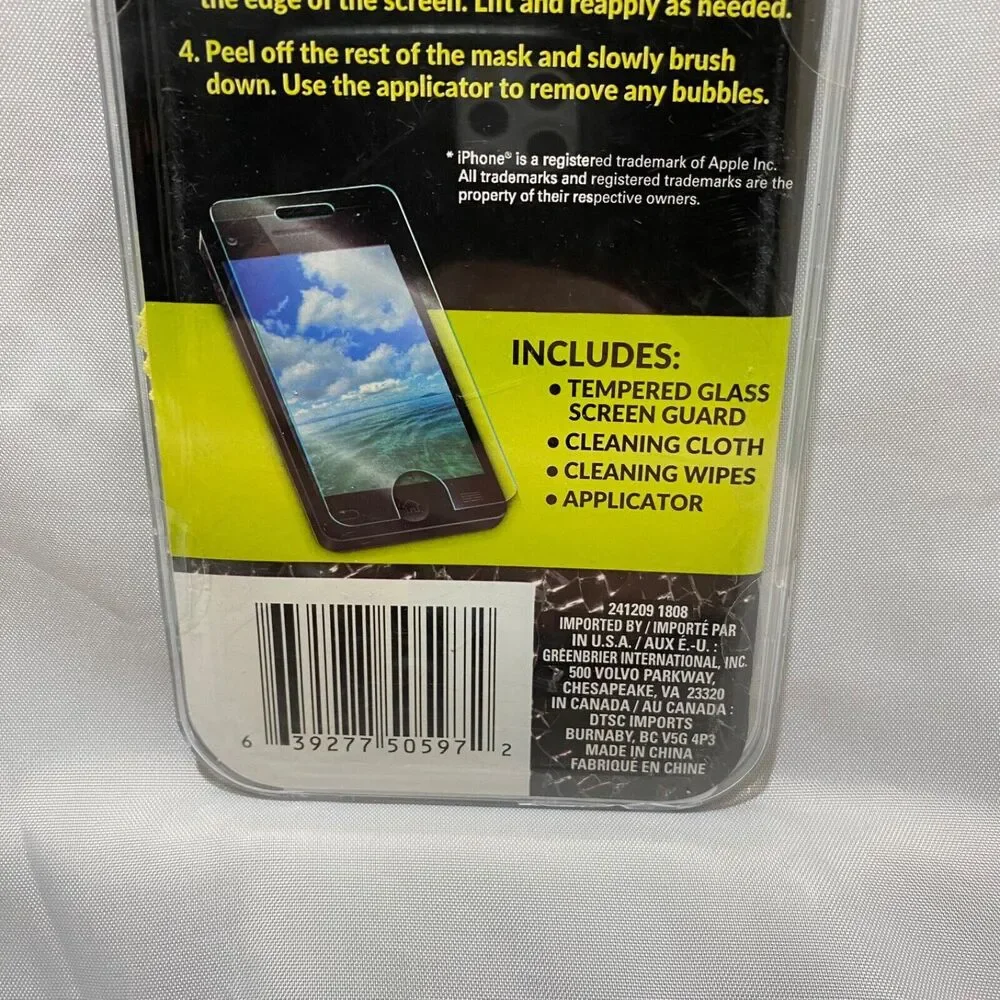 Shatter Resistant Tempered Glass Screen Protector For iPhone 6 6S 7 And 8